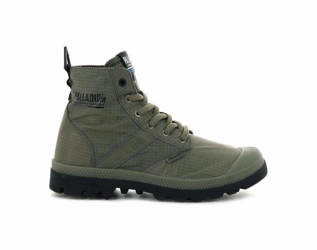 Palladium Pampa Lite+ Vapor Wp+ Damen Stiefel Wasserdicht Grün ||605819-SBC||